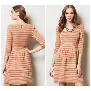 Anthropologie Knitted & Knotted Sweater Dress Sz M